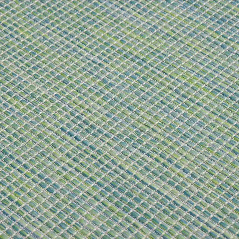 Lauko kilimėlis, turkio spalvos, 160x230cm, plokščio pynimo