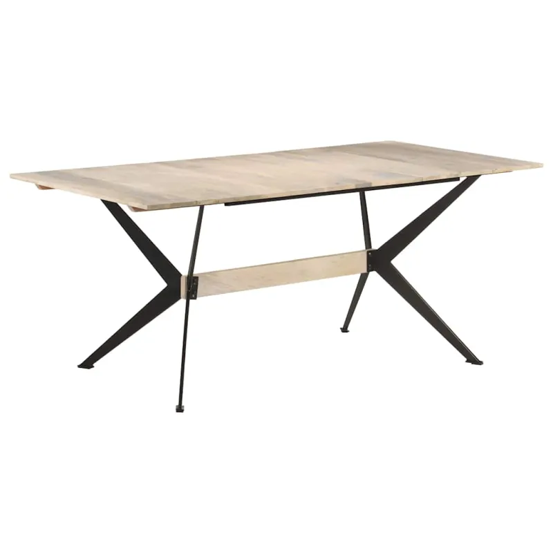 Valgomojo stalas, 180x90x76cm, mango medienos masyvas