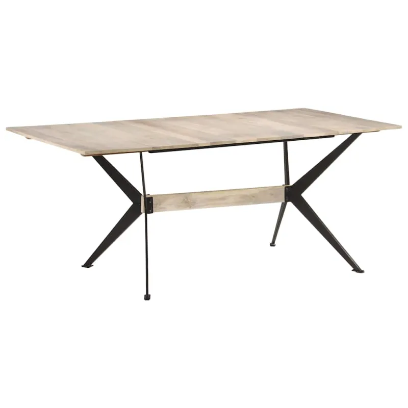 Valgomojo stalas, 180x90x76cm, mango medienos masyvas