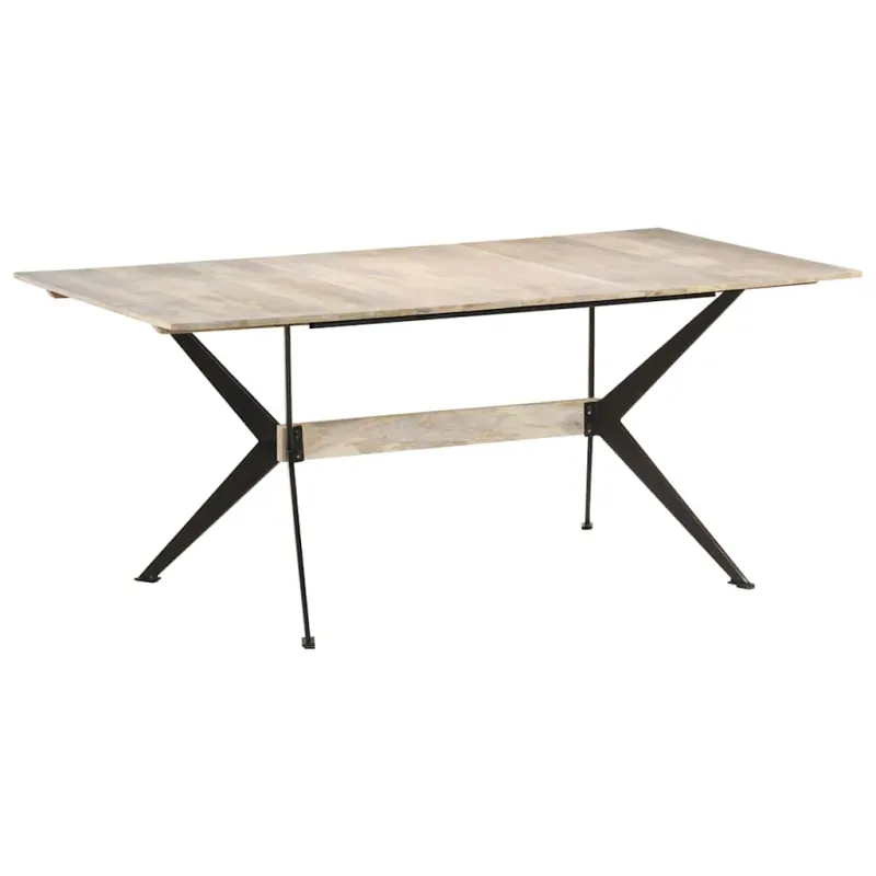 Valgomojo stalas, 180x90x76cm, mango medienos masyvas