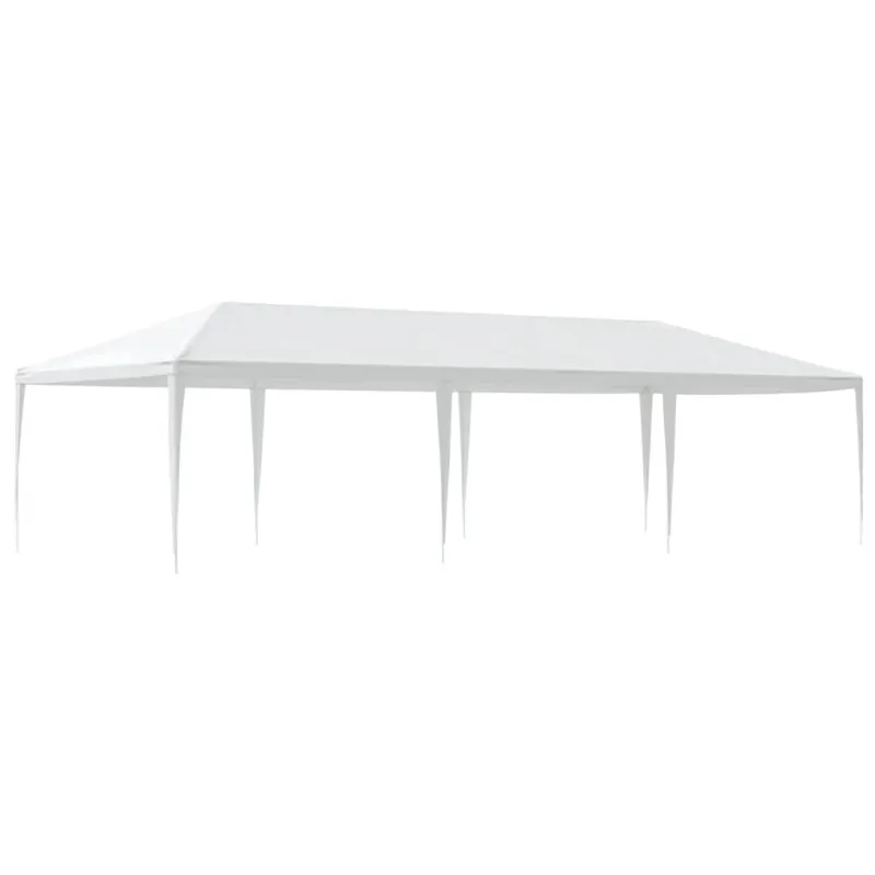 Proginė palapinė, baltos spalvos, 4x9m