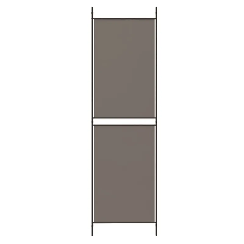 Kambario pertvara, 4 dalių, antracito, 200x200cm, audinys