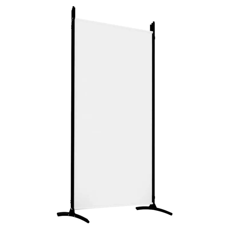 Kambario pertvara, 5 dalių, baltos spalvos, 433x180cm, audinys