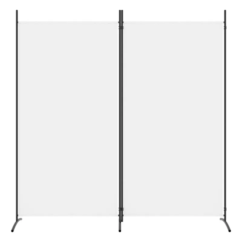 Kambario pertvara, 2 dalių, baltos spalvos, 175x180cm, audinys