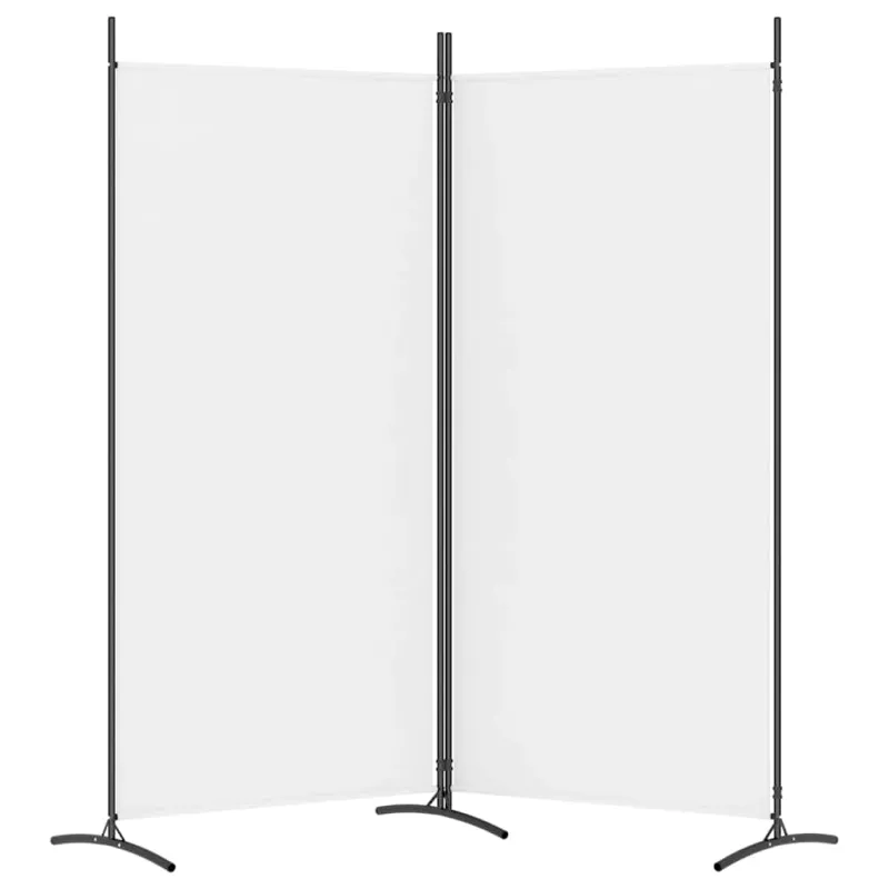 Kambario pertvara, 2 dalių, baltos spalvos, 175x180cm, audinys