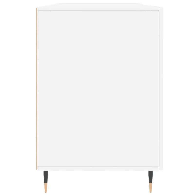 Rašomasis stalas, baltos spalvos, 140x50x75cm, apdirbta mediena