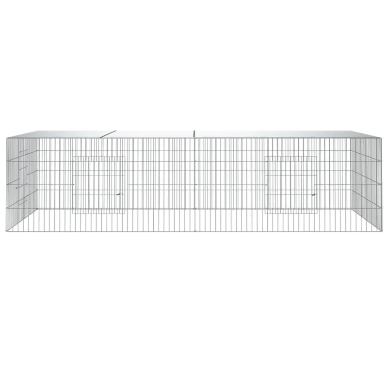 Triušių narvas, 2 segmentai, 220x110x55cm, galvanizuota geležis