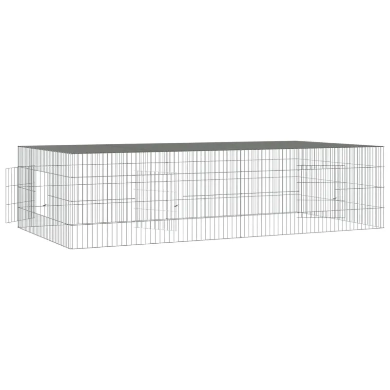 Triušių narvas, 2 segmentai, 220x110x55cm, galvanizuota geležis