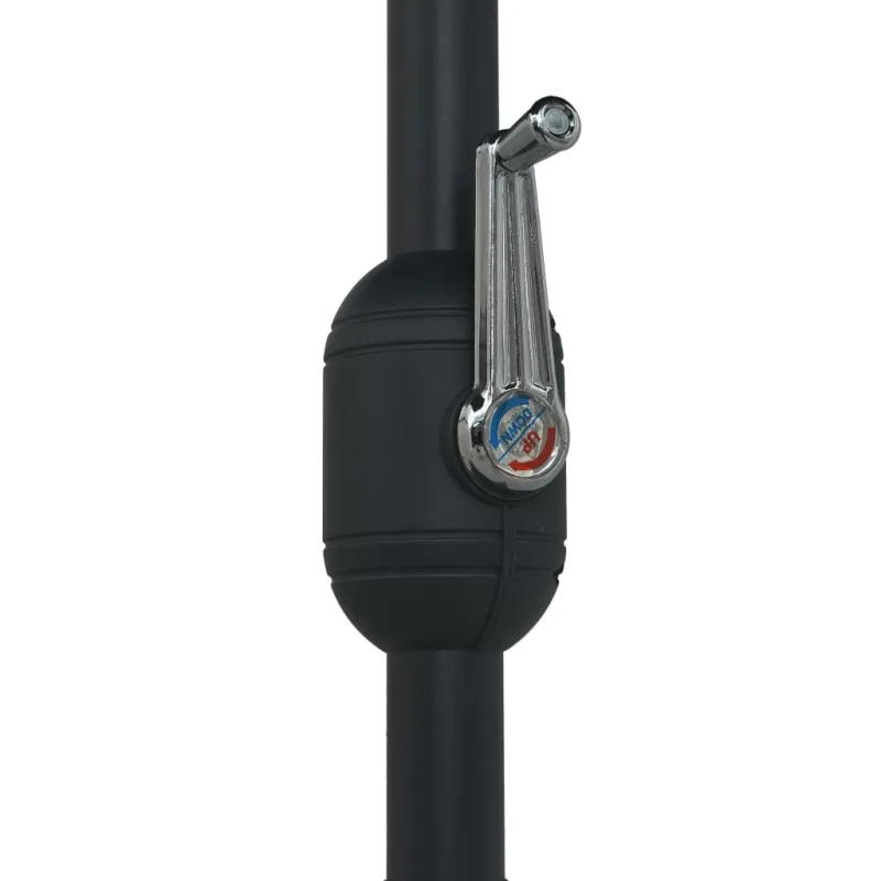 Sodo skėtis nuo saulės su aliuminio stulpu, terakota, 270x246cm