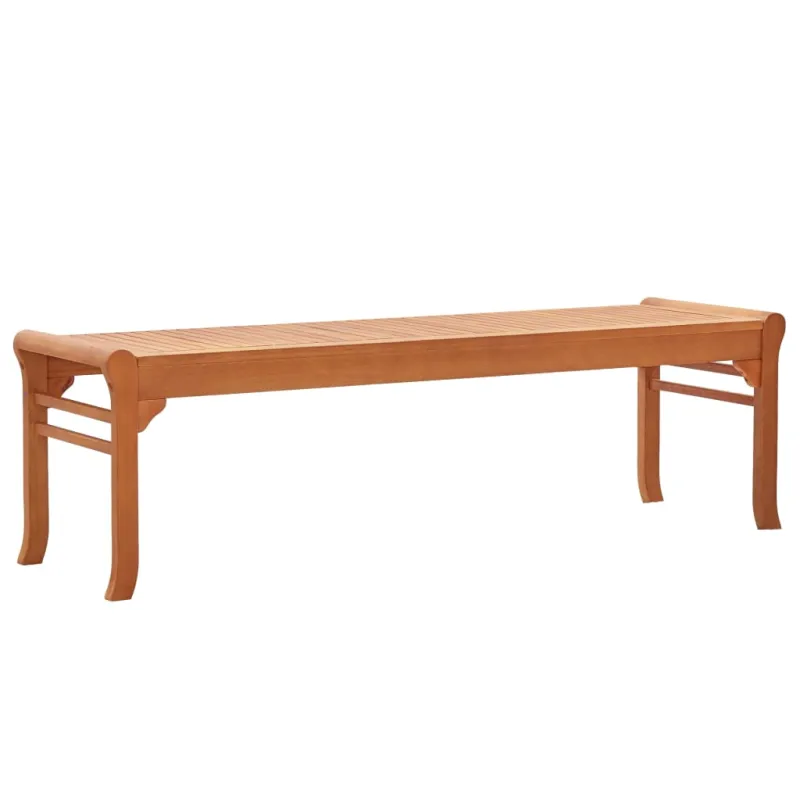 Trivietis sodo suoliukas, 150cm, eukalipto medienos masyvas