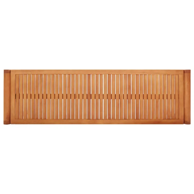 Trivietis sodo suoliukas, 150cm, eukalipto medienos masyvas