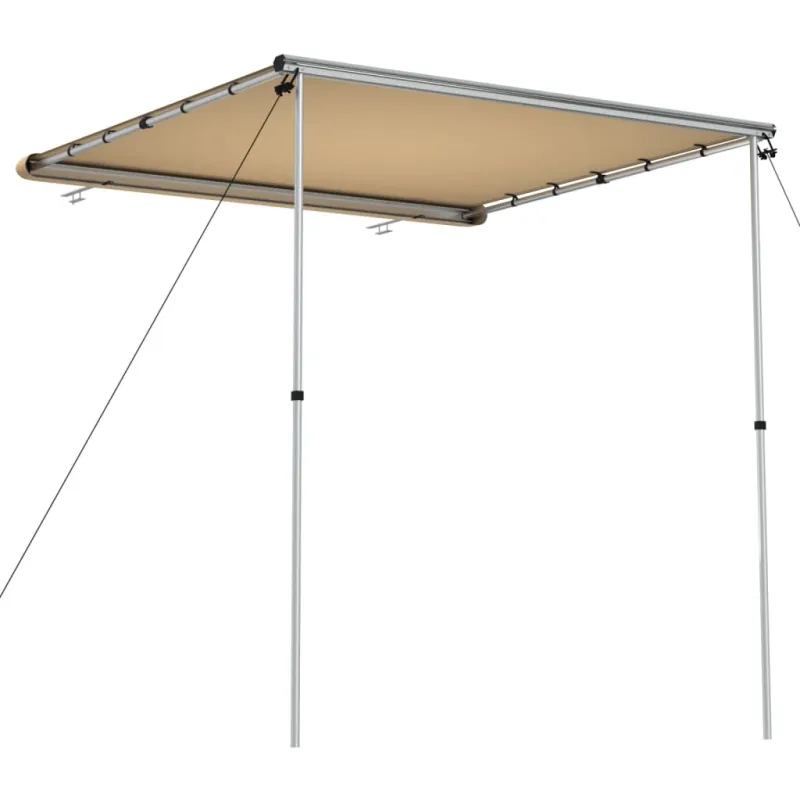 Markizė nameliui ant ratų, smėlio spalvos, 1,8x2x2,15m