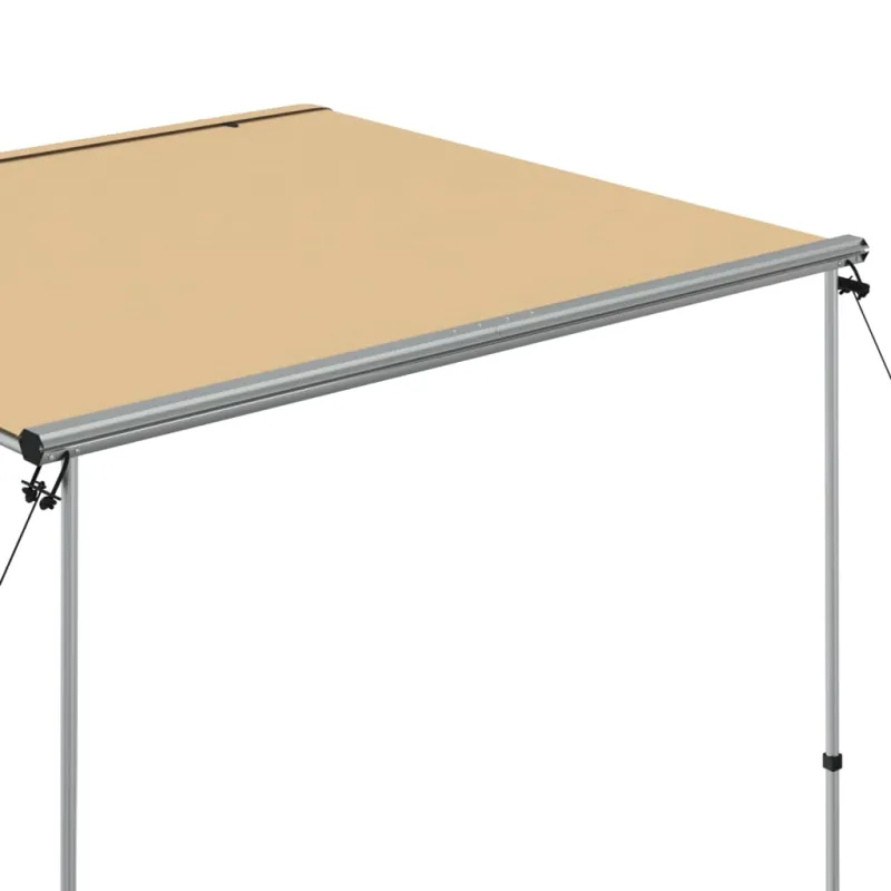 Markizė nameliui ant ratų, smėlio spalvos, 1,8x2x2,15m