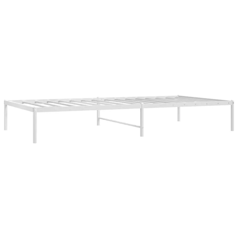 Metalinis lovos rėmas, baltos spalvos, 100x200cm