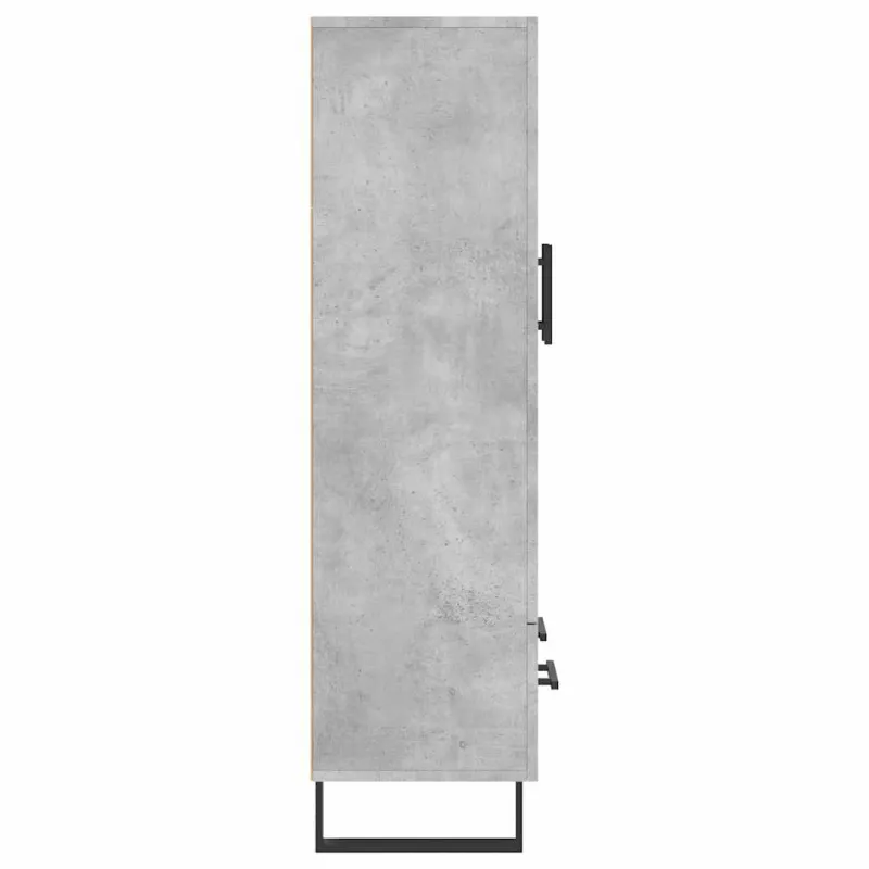 Komoda, betono pilkos spalvos, 69,5x31x115cm, apdirbta mediena