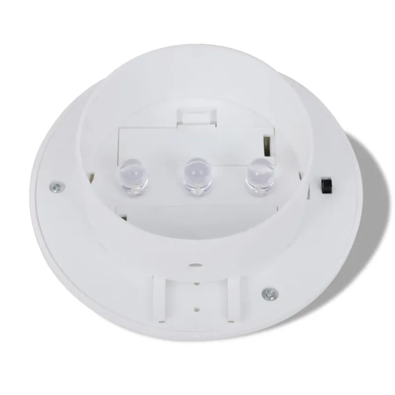 Saulės energija įkraunamų lauko šviestuvų rinkinys, 6vnt., balti