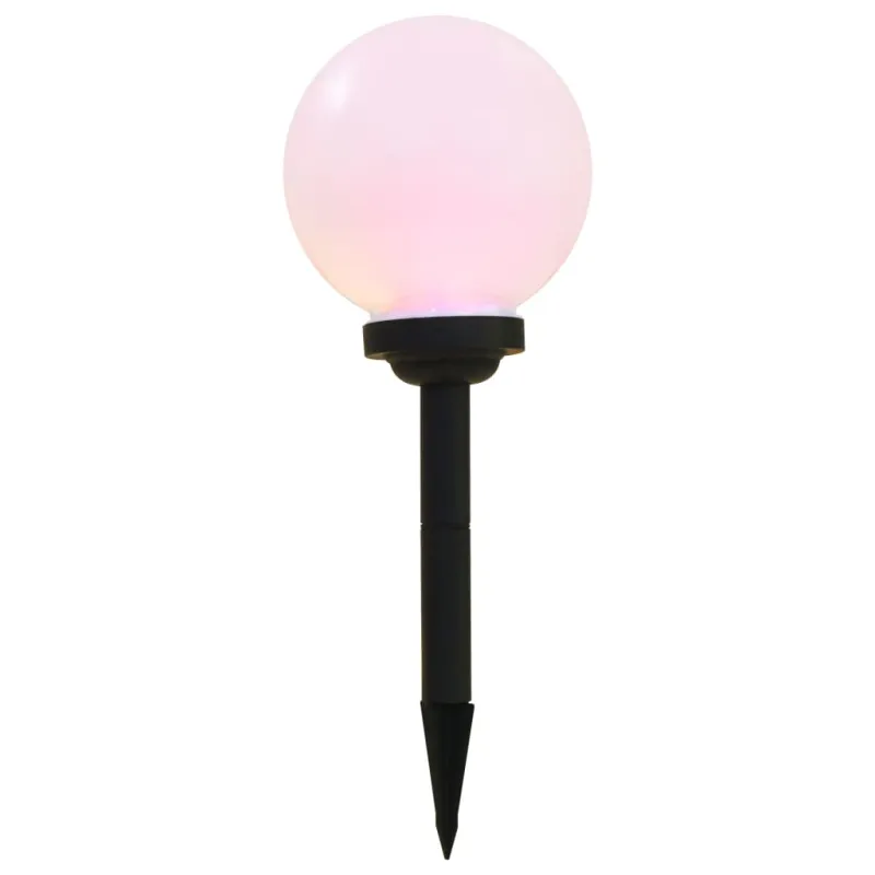 Saulės energija įkraunami lauko LED šviestuvai, 3vnt., 20cm