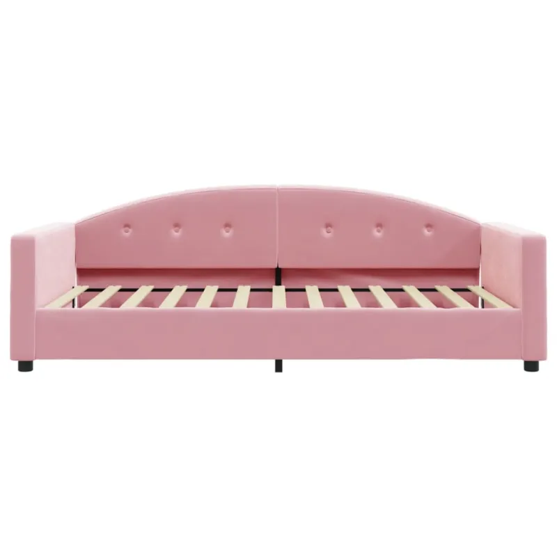 Sofa, rožinės spalvos, 100x200cm, aksomas
