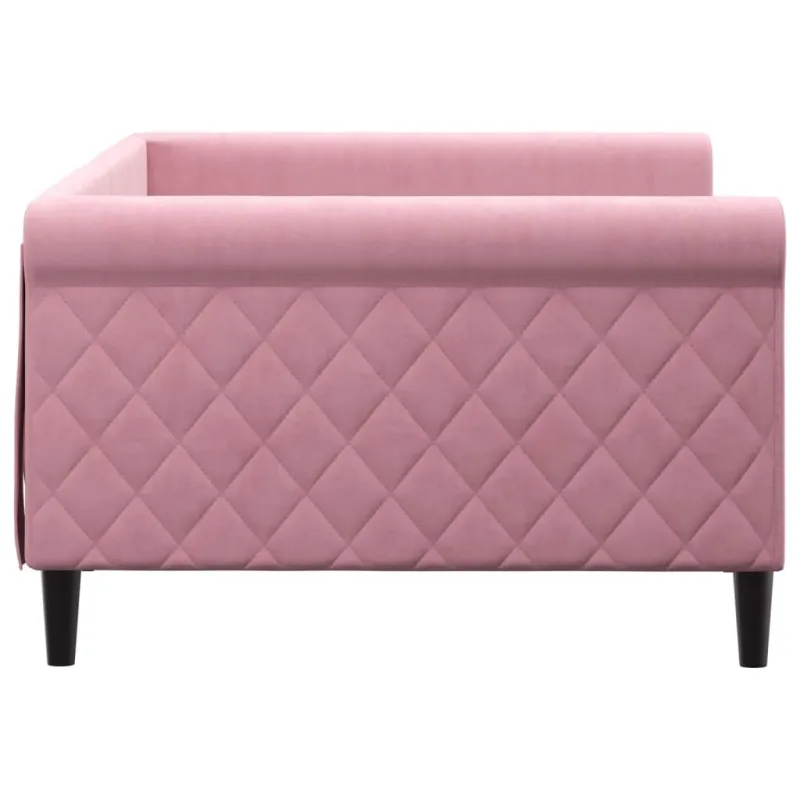 Sofa, rožinės spalvos, 100x200cm, aksomas