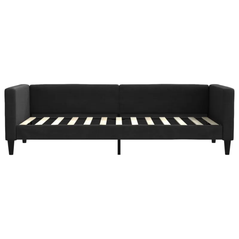 Sofa, juodos spalvos, 80x200cm, audinys