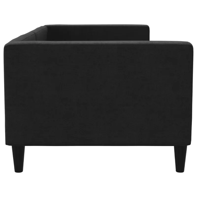 Sofa, juodos spalvos, 80x200cm, audinys
