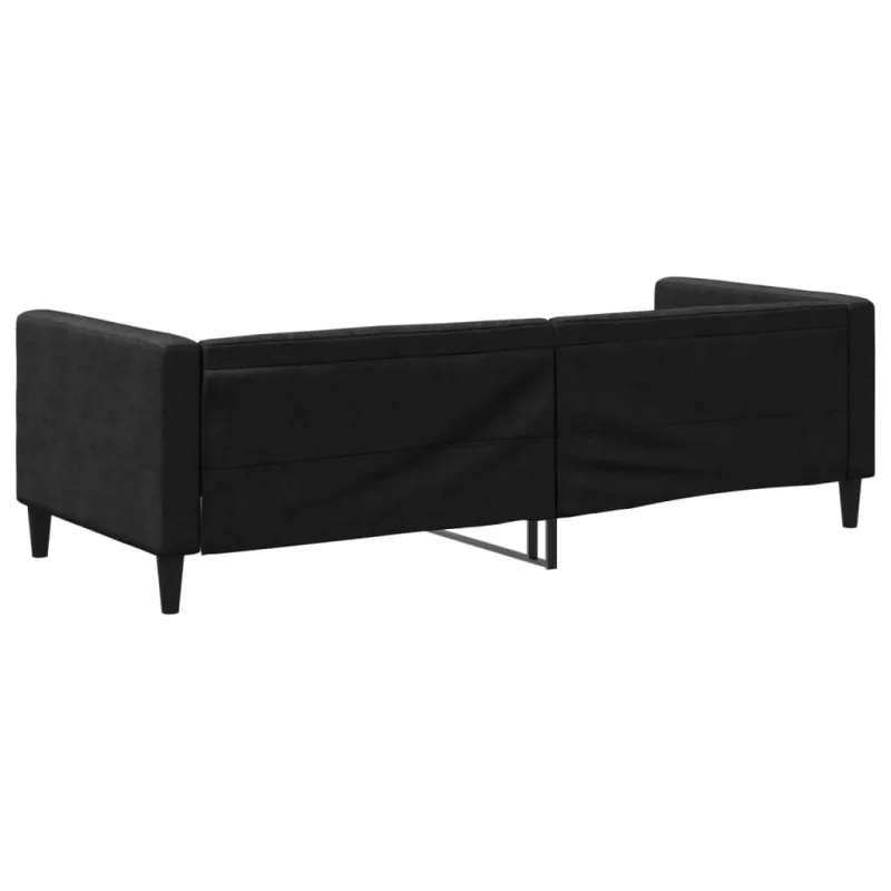 Sofa, juodos spalvos, 80x200cm, audinys