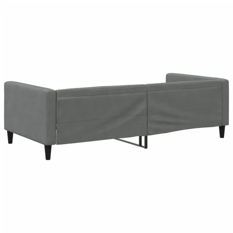Sofa, tamsiai pilkos spalvos, 100x200cm, audinys