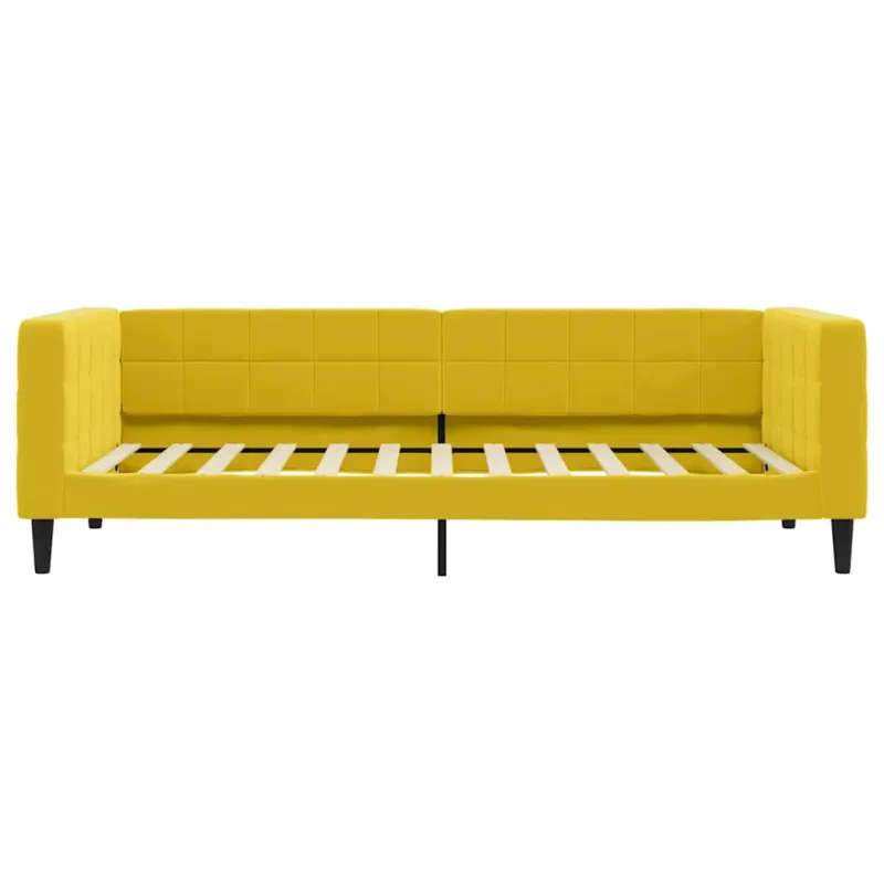 Sofa, geltonos spalvos, 100x200cm, aksomas