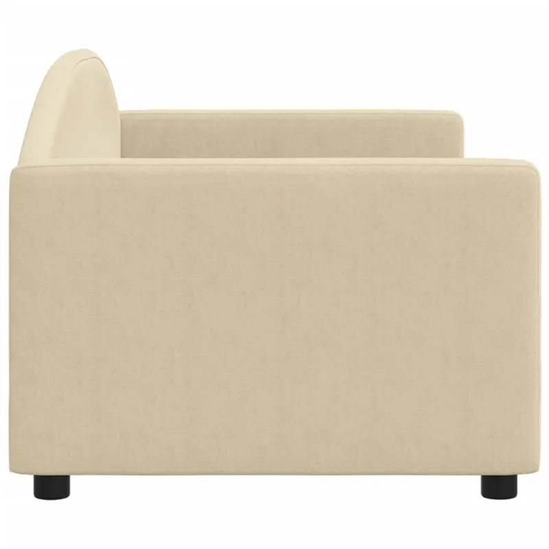 Sofa, kreminės spalvos, 80x200cm, audinys