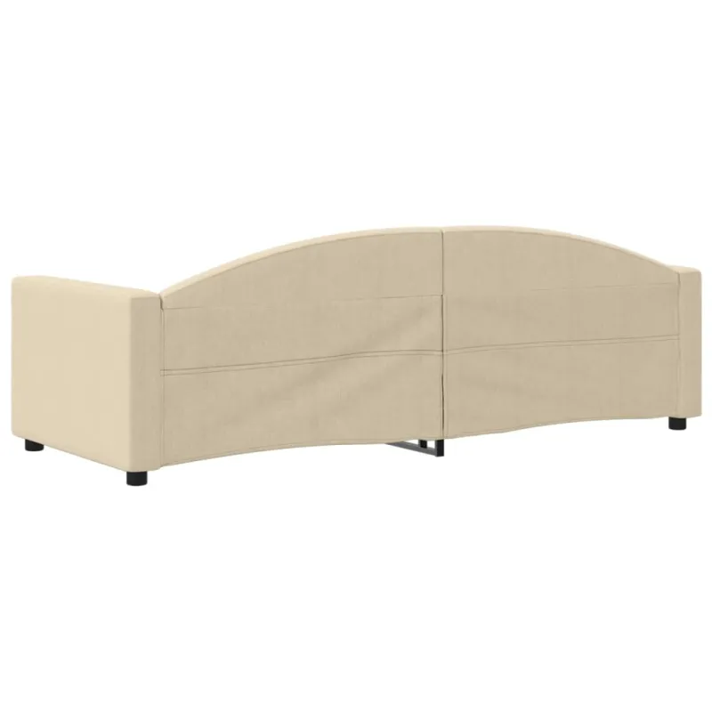 Sofa, kreminės spalvos, 80x200cm, audinys