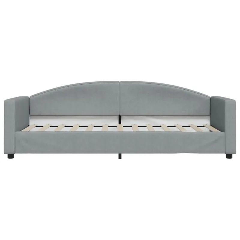 Sofa, šviesiai pilkos spalvos, 80x200cm, audinys