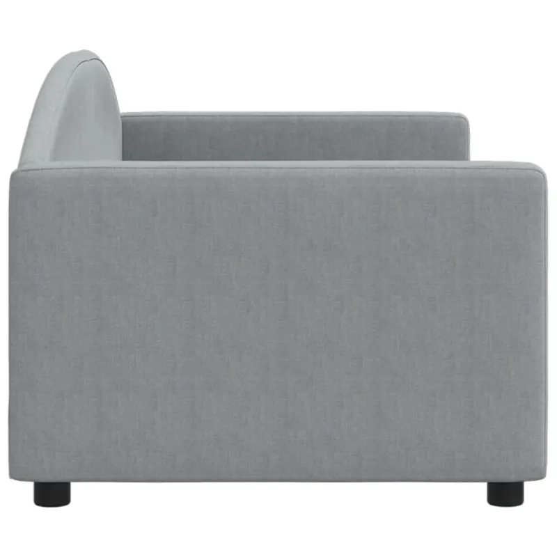 Sofa, šviesiai pilkos spalvos, 80x200cm, audinys