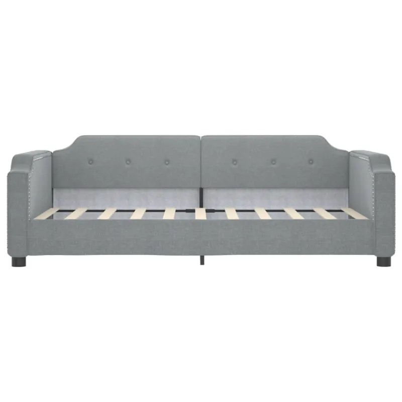 Sofa, šviesiai pilkos spalvos, 80x200cm, audinys