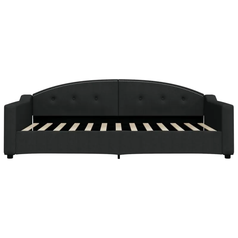 Sofa, juodos spalvos, 100x200cm, audinys