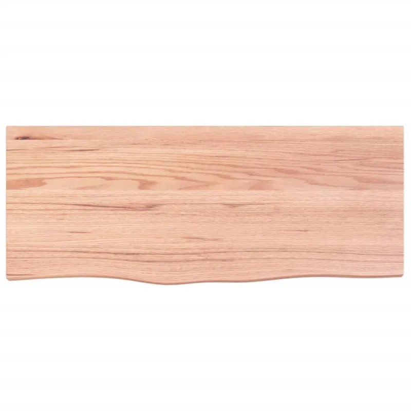Vonios stalviršis, šviesiai rudas, 100x40x(2-6)cm, mediena