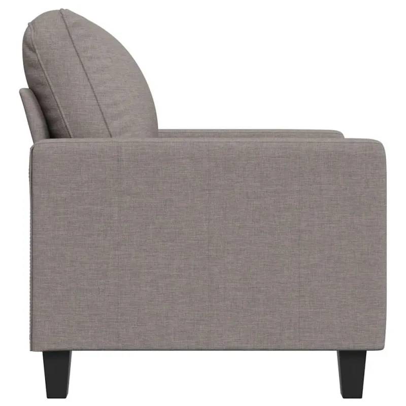 Krėslas, taupe spalvos, 60cm, audinys