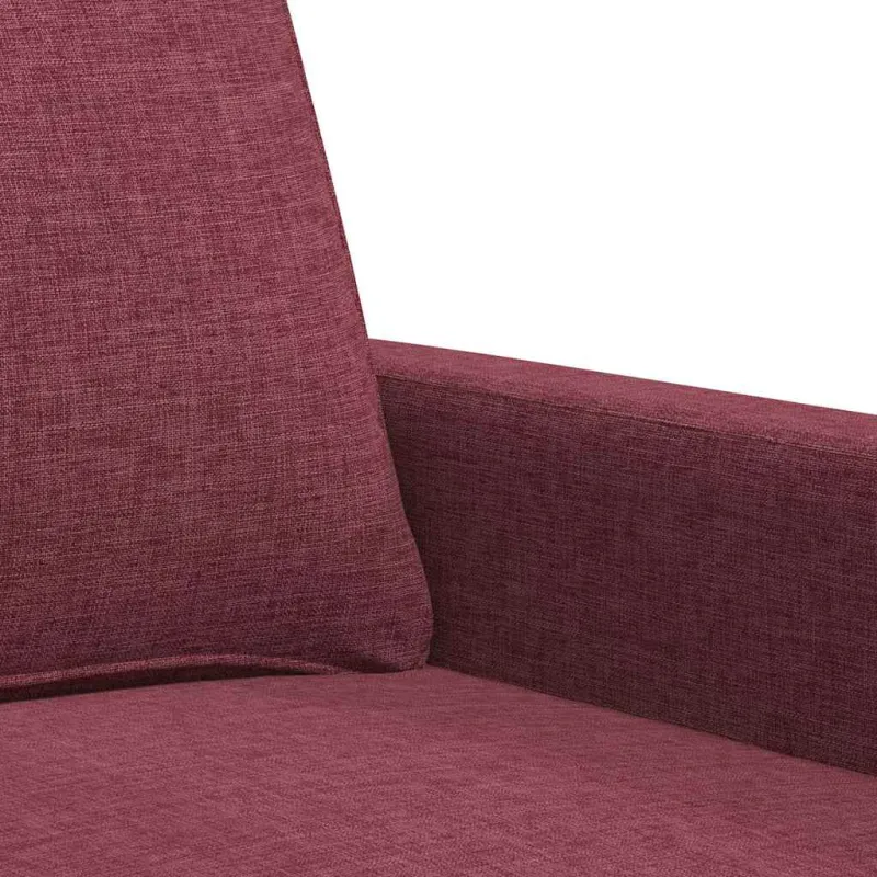 Dvivietė sofa, raudonojo vyno spalvos, 120cm, audinys