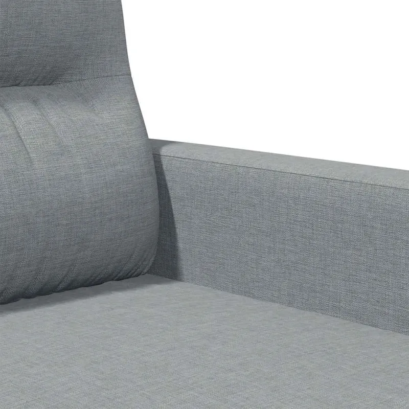 Dvivietė sofa, šviesiai pilkos spalvos, 120cm, audinys