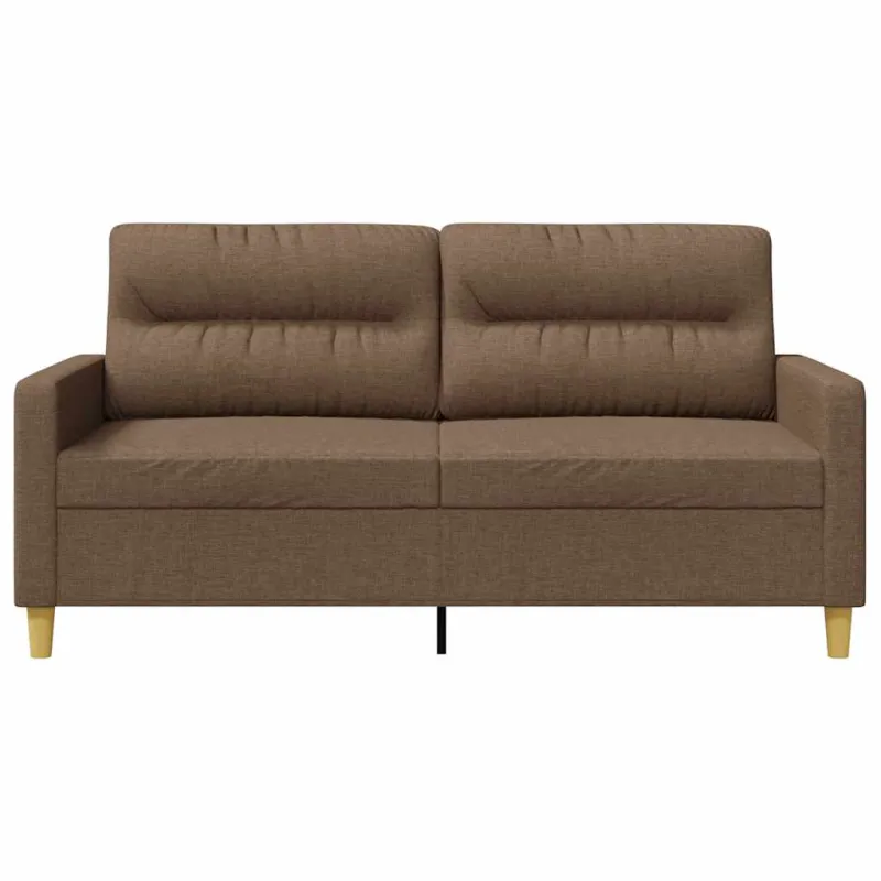 Dvivietė sofa, rudos spalvos, 140cm, audinys