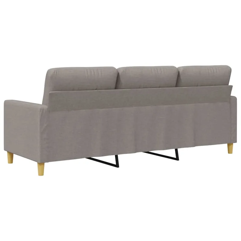 Trivietė sofa, taupe spalvos, 180cm, audinys