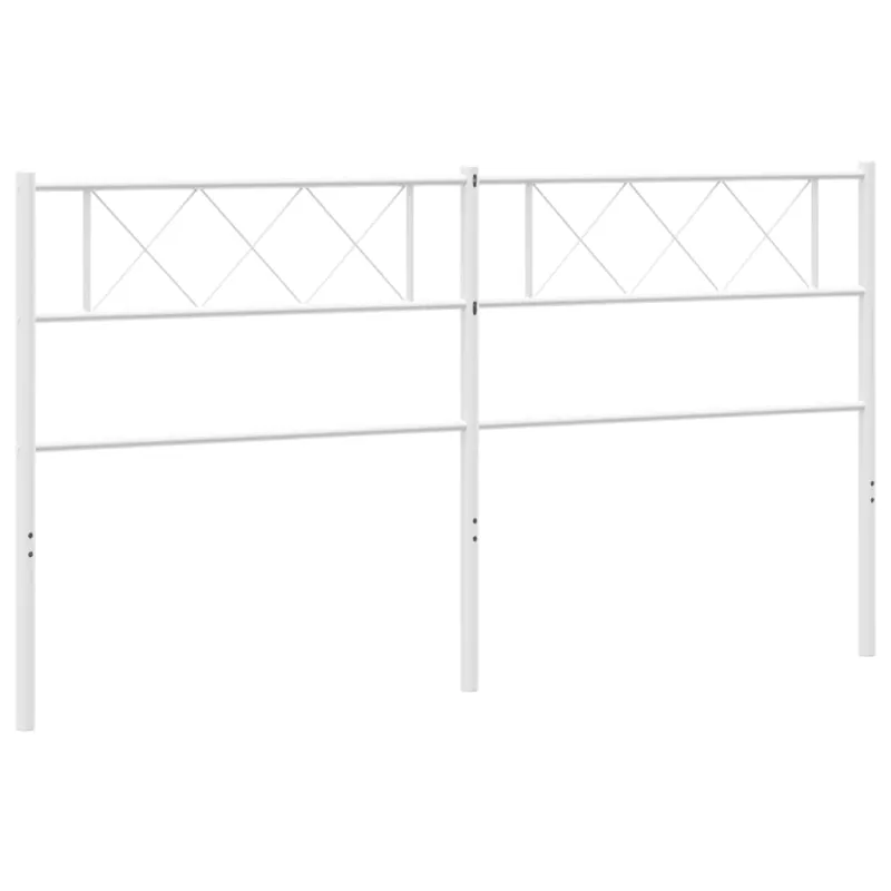 Metalinis pakaitinis galvūgalis, baltos spalvos, 200cm