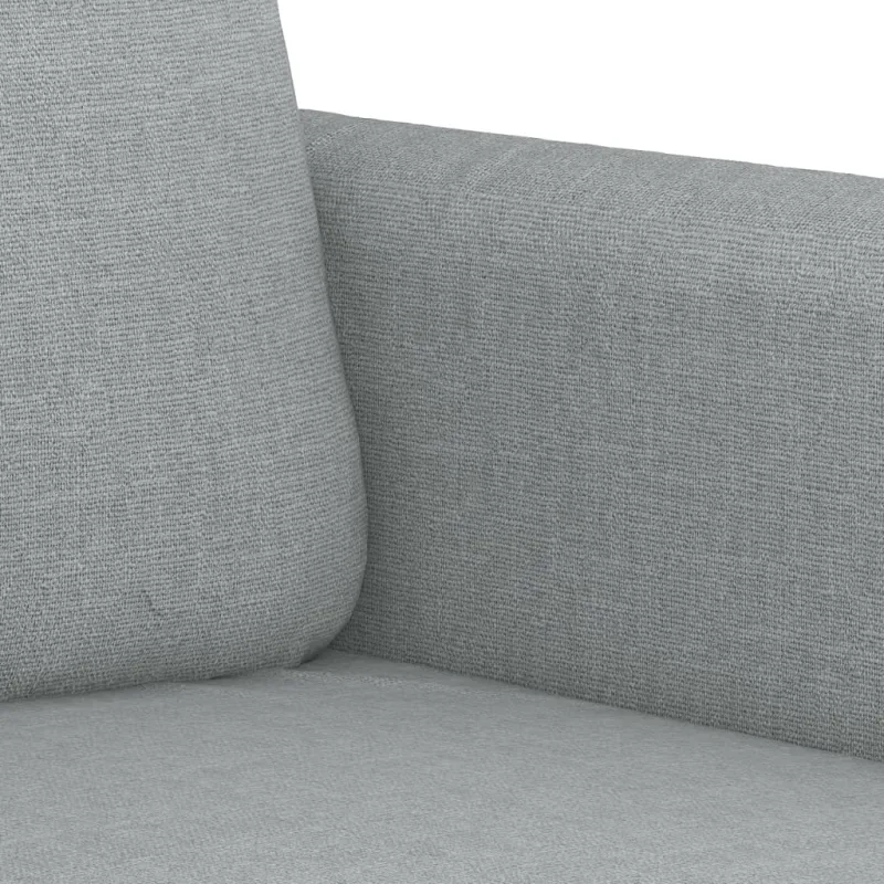 Dvivietė sofa, šviesiai pilkos spalvos, 120cm, audinys