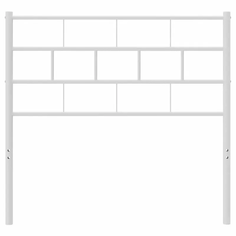 Metalinis pakaitinis galvūgalis, baltos spalvos, 75cm