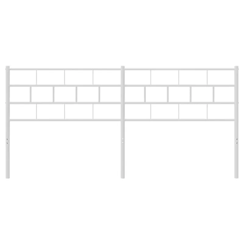 Metalinis pakaitinis galvūgalis, baltos spalvos, 160cm