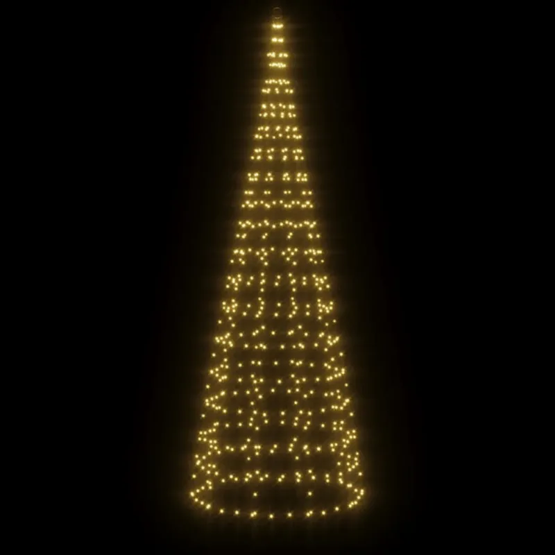 LED Kalėdų eglutė 550LED Šiltai balta 300cm
