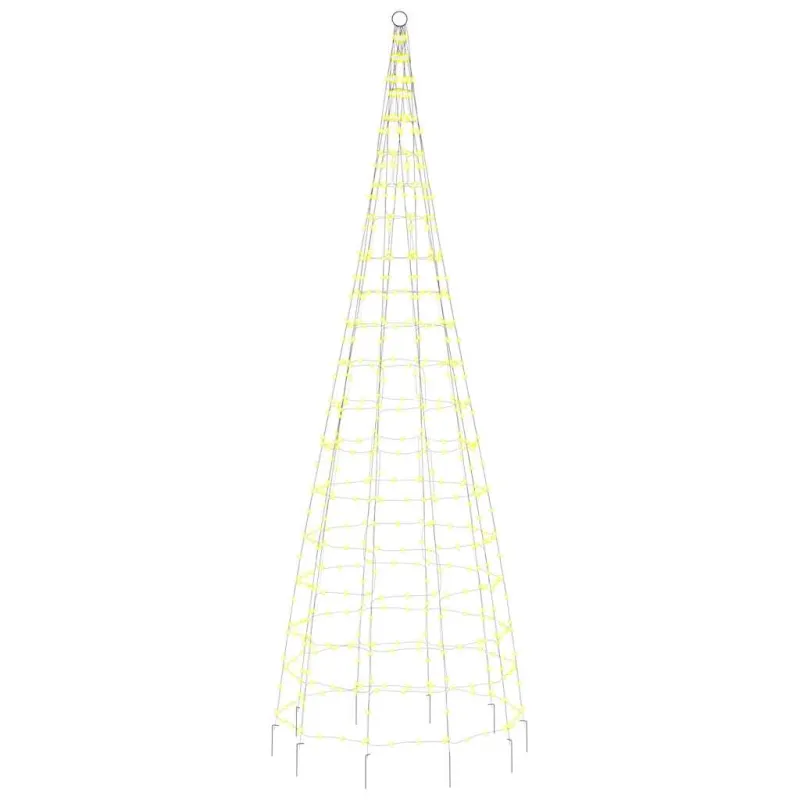 LED Kalėdų eglutė 550LED Šiltai balta 300cm