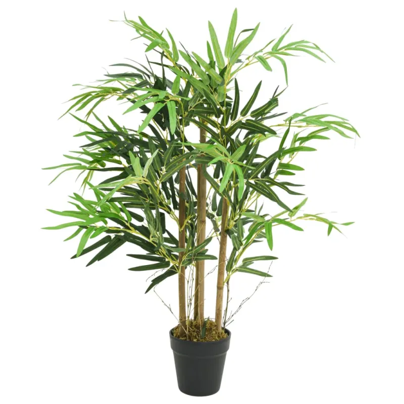 Dirbtinis bambukas, žalios spalvos, 80cm, 500 lapai