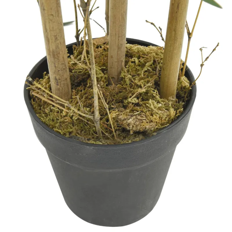 Dirbtinis bambukas, žalios spalvos, 80cm, 500 lapai