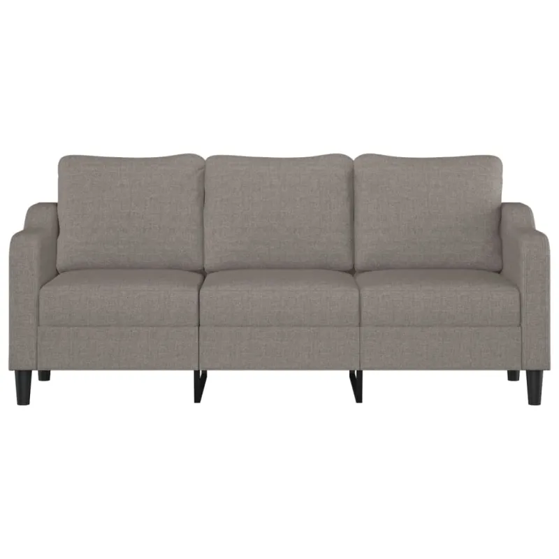Trivietė sofa, taupe spalvos, 180cm, audinys