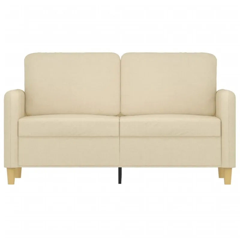 Dvivietė sofa, kreminės spalvos, 120cm, audinys